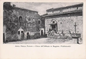 24-82A) ANTICO PALAZZO PRETORIO CHIESA ABBAZIA IN BUGGIANO VALDINIEVOLE ANIMATA - Picture 1 of 2