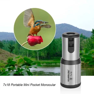 Visionking 7x18 Monocular Mini Compact Monocular Telescope High Definition D9L2 - Picture 1 of 12