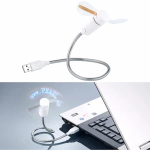 PEARL USB-Ventilator mit 8 programmierbaren Laufschriften, je 26 Zeichen - Bild 1 von 4