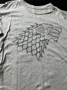 Game of Thrones Herren T-Shirt Herren grau House Stark Dire Wolf Gr. XL - Bild 1 von 5