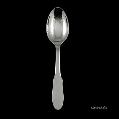 Georg Jensen Hammered Silverplate Large Teaspoon/ Child's Spoon 031 - Mermaid - Image 1 of 2