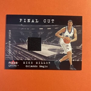 2001-02 Fleer Original Final Cut #19 Mike Miller Game Used Jersey Orlando Magic - Bild 1 von 2