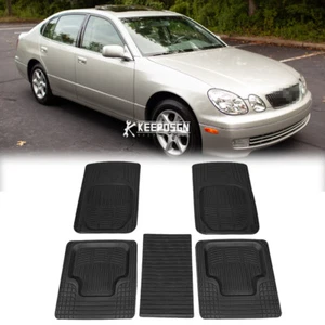5pcs Floor Mats Front&Back Protector Anti-Slip For Lexus GS300 GS400 GS430 98-05 - Picture 1 of 13