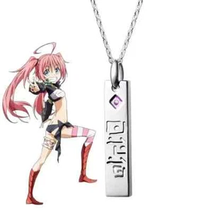 Tensura That Time I Got Reincarnated as a Slime Milim Silver Necklace Pendant - Picture 1 of 7