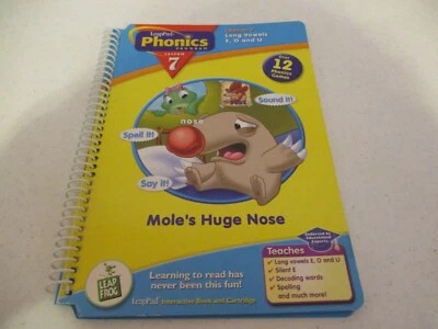 Leapfrog-LeapPad-Book-Phonic's Program-Lesson 7-Mole's Hug Nose-2002 - Image 1 of 4