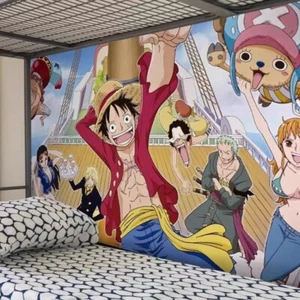Neu ONE PIECE Tapete Wohnzimmer Schlafzimmer Tapeten Mode Kindertapete Geschenk - Afbeelding 1 van 11