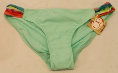 NUEVO CON ETIQUETAS OP Ocean Pacific Multicolor Floral Bikini Traje de Baño Parte Inferior talla L (11-13) Foto 1 de 2