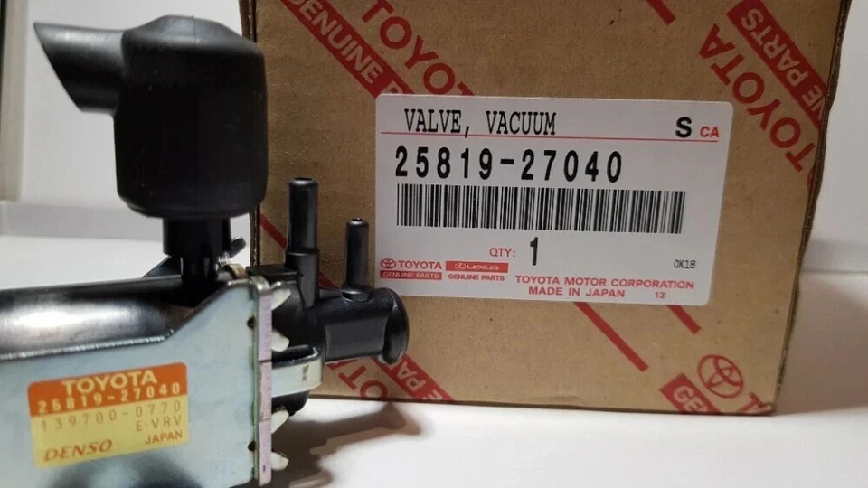 TOYOTA Genuine OEM Vacuum Regulating Valve 25819-27040 RAV4 New - Изображение 1 из 2