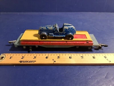 American Flyer No. 715 Car Transport with Blue Car ( TOOTSIE TOY ) USED - Image 1 of 4
