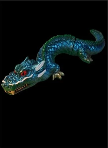 1998 M1 13” GREEN MANDA WITH MINI HEDORAH JAPAN IMPORT Godzilla New In Bag - Picture 1 of 5