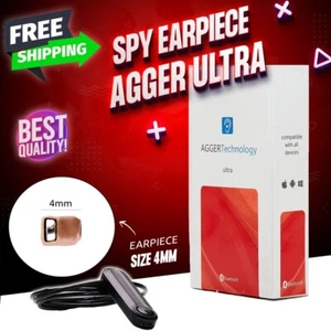 2023 New Spy Earpiece AGGER Ultra Invisible Hidden Wireless Covert - Picture 1 of 4