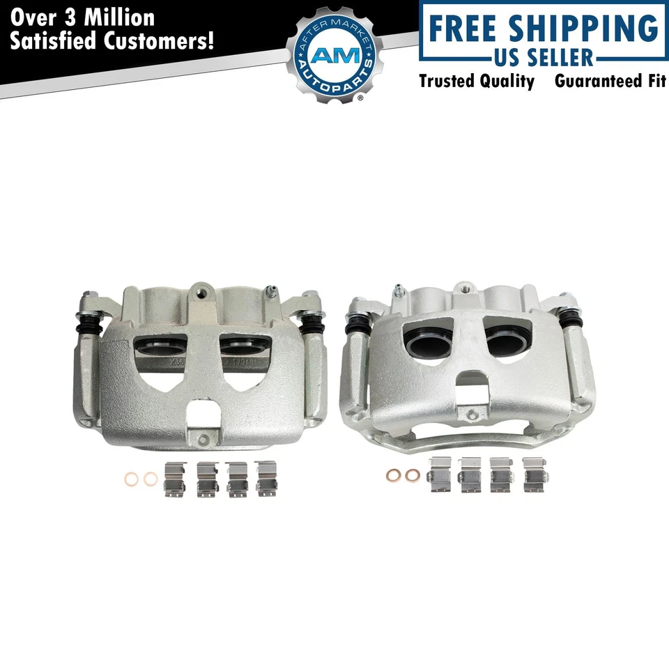 Juego de pinzas de freno trasero se adapta a Ford F-450 F-550 Super Duty 2005-2016 Foto 1 de 4