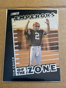 1999 TOPPS STADIUM CLUB - EMPERORS OF THE ZONE INSERT - TIM COUCH BROWNS #E9 - Picture 1 of 2