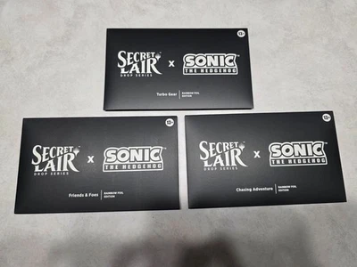 Magic MTG Secret Lair x Sonic The Hedgehog: Complete Rainbow Foil Set - Image 1 of 2