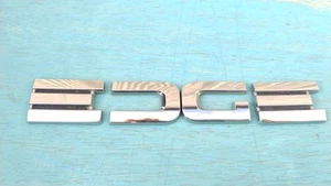 10 11 12 13 14 FORD EDGE REAR TAIL GATE CHROME EMBLEM LOGO BADGE USED OEM (2014) - Picture 1 of 7
