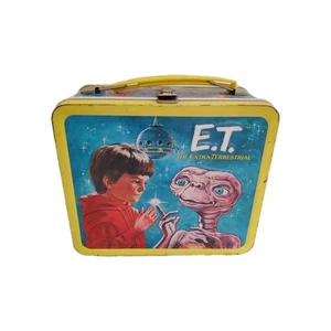 Vintage 1982 E.T. The Extra-Terrastrial - Vintage Brotdose aus Metall - Bild 1 von 8