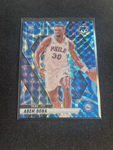 2024-25 Panini Mosaic - Rookies Adem Bona #210 Reactive Blue Mosaic Prizm (RC) - Bild 1 von 2