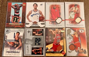 8 Karten NBA Player Worn / Game Used Relic Lot - Bild 1 von 7