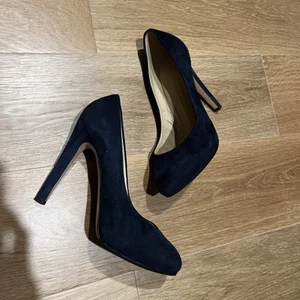 Giuseppe Zanotti Pumps Mandel Wildleder Marine Absatz Stiletto Kleid Designer 36,5 - Bild 1 von 5
