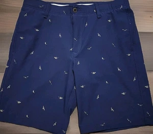 Under Armour Men's Size 34 Blue Storm Golf Printed Shorts 1377303 Stretch AOP - Picture 1 of 10