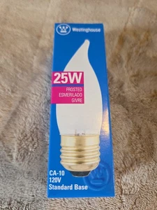 Westinghouse Bulb 25w Standard Base Frosted Tip Bulbs - Picture 1 of 3