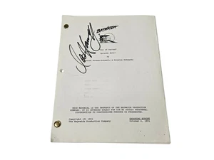 Baywatch TV Show Script SIGNED by David Hasselhoff 1991 "War of Nerves" Season 2 - Picture 1 of 16
