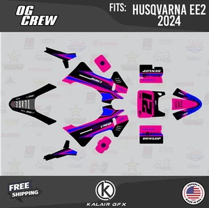 Graphics Kit for Husqvarna Electric E-Minis EE2 for 2024 Ogcrew - MAGENTA - Picture 1 of 6