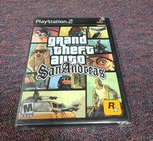 Grand Theft Auto San Andreas (PlayStation 2) PS2 (¡Primera impresión, pegatina blanca!) - Imagen 1 de 6