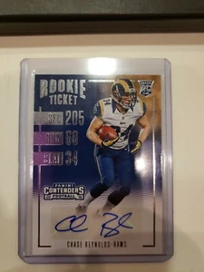 2016 Panini Contenders Rookie Auto Ticket SSP Chase Reynolds Rarest Card 50 Gem - Picture 1 of 1
