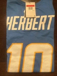 Nike LA Chargers Justin Herbert T-shirt Size Large-Brand New - Picture 1 of 2