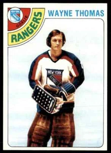 1978-79 Topps Hockey Cards Wayne Thomas c New York Rangers #166 - Picture 1 of 2