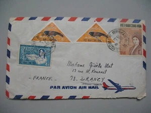 Viêt-Nam - Saigon Lettre pour la France année 1970 - Imagen 1 de 1