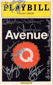 Avenue Q signed handsigniert Cast Playbill - Bild 1 von 2