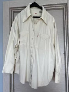 Women’s Levi’s Shirt Size L Off White - Picture 1 of 4