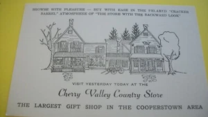 Postal vintage de Cherry Valley Country NY Store RPPC Cooperstown otsego - Imagen 1 de 1