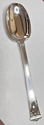 1 SAN LORENZO TIFFANY STERLING 8 3/8" SERVING SPOON NO MONO POLISHED GORGEOUS H2 - Image 1 of 4