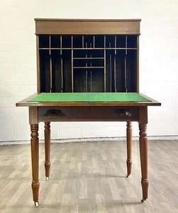 Rare Antique 1800s Victorian Style Fall Front Secretary Plantation Writing Desk - Picture 1 of 14