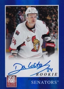 🏒 11-12 PANINI ELITE ROOKIE AUTO - STEPHANE DA COSTA RC #253 OTTAWA SENATORS - Picture 1 of 1