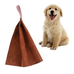 Panno In Pelle Cane Giovane Morso Tug Training Morso Da Masticare Giocattolo - Foto 1 di 7