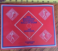 The National Baseball Hall of Fame and Museum, Cooperstown New York booklet 1968