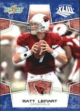 2008 Score Super Bowl XLIII Blue Football Card Pick (Inserts) 1-279