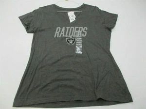 new NFL TEAM Women's Size XL 16 Athletic Breathable Cotton Gray T-shirt #TY3168 - Picture 1 of 6