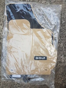 VW GOLF MK5 GENUINE SET CREAM / BEIGE FLOOR MATS VGA 061 275 P RYL - Picture 1 of 2