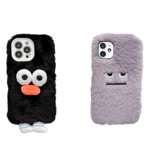 Custodia telefono antiurto simpatica divertente peluche morbida calda per iPhone Samsung - Foto 1 di 22
