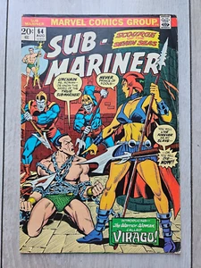 Submariner #64 Marvel Comics 1973 Mid Grade Virago! - Picture 1 of 3