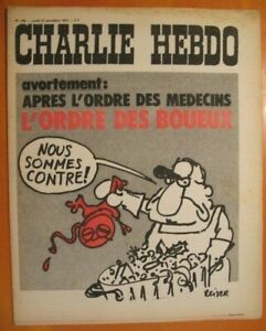 Après l'ordre des médecins l'ordre des boueux. Reiser. Charlie Hebdo 106 de 1972