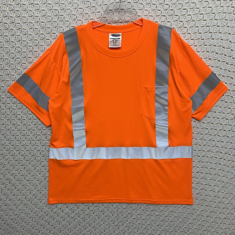 Camiseta 2 Piezas Alta Visibilidad Mes Clase XL Seguridad Manga Corta Alta Visibilidad Naranja Foto 1 de 4