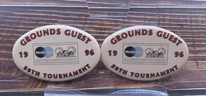 Mastercard Colonial 1996 Grounds Guest Badge LOT 50 Corey Pavin Champion - Picture 1 of 5