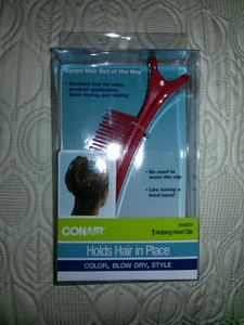 CONAIR Red HELPING HAND CLIP Farbe, Styling, Föhnen, Kamm. - Bild 1 von 5
