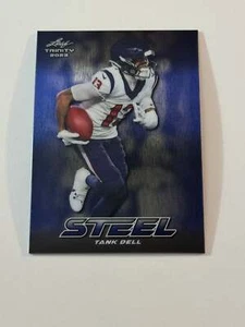 2023 Leaf Trinity Football Mega Box Steel Blue Stars #73 Tank Dell 38/99 - Picture 1 of 2